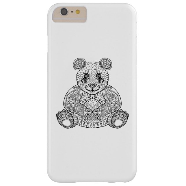 Funda De Case-Mate Para iPhone Panda tribal inspirada (Reverso)