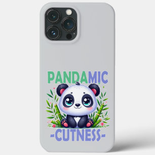 Funda Para iPhone 13 Pro Max Pandamic Cuteness. Personalizado Cute baby Panda