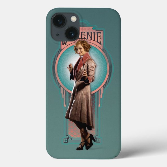 Funda De Case-Mate Para iPhone Panel Art Deco de QUEENIE GOLDSTEIN™ (Reverso)