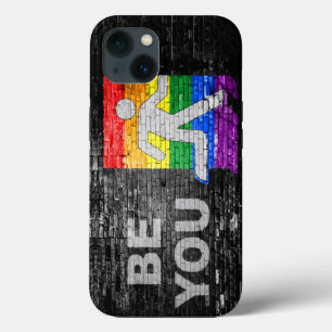 Funda Para iPhone 13 Panel de colores del orgullo arcoíris urbano de Sl