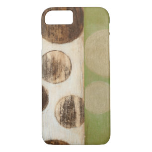 Funda Para iPhone 8/7 Panel de madera de tono de la Tierra pintado con c