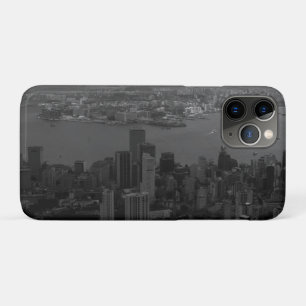 Funda Para iPhone 11 Pro Panorama de rascacielos de la ciudad de Hong Kong