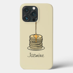 Funda Para iPhone 13 Pro Panqueques personalizados de jarabe de goteo