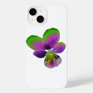 Funda Para iPhone 14 De Case-Mate Pansia morada y verde