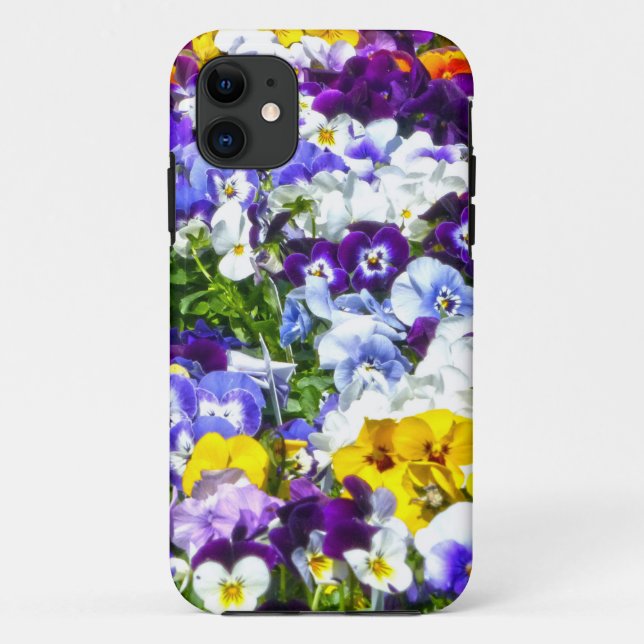 Funda De Case-Mate Para iPhone Pansies (Reverso)
