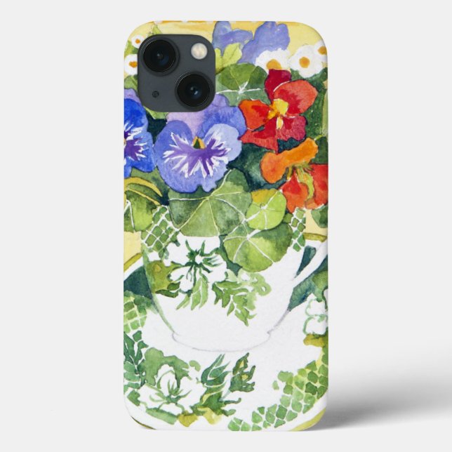 Funda De Case-Mate Para iPhone Pansies - nasturtios 2013 (Reverso)