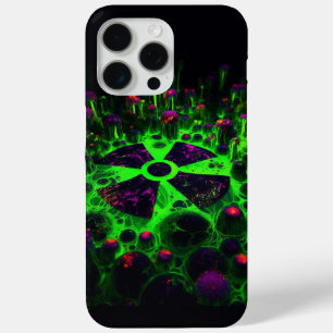 Funda Para iPhone 15 Pro Max Pantano Radioactivo, Estética de Ciencia Ficción,