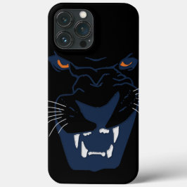 Funda Para iPhone 13 Pro Max Pantera azul y negro
