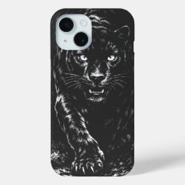 Funda Para iPhone 15 Pantera Negra — por BurnsInHell