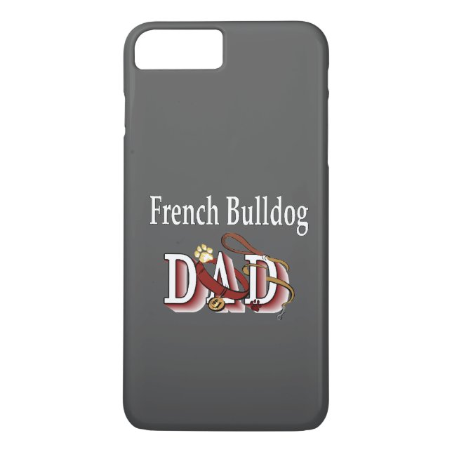 Funda De Case-Mate Para iPhone Papá Bulldog francés (Reverso)