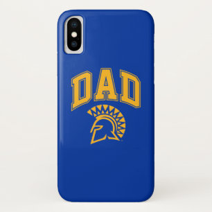 Funda Para iPhone X Papá de Spartans del estado de San Jose