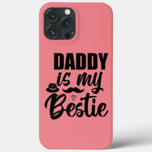 Funda Para iPhone 13 Pro Max Papá es mi hermano, un bono especial con tu papá