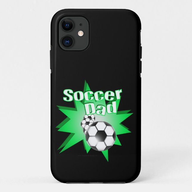 Funda De Case-Mate Para iPhone Papá Futbolista (Reverso)