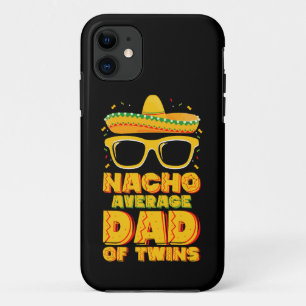 Funda Para iPhone 11 Papá Nacho Promedio De Gemelos Mexicano Cinco de M