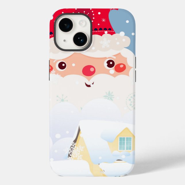 Funda De Case-Mate Para iPhone Papá Noel (Reverso )