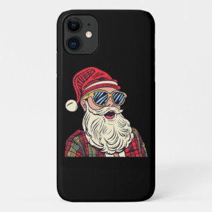 Funda Para iPhone 11 Papá Noel - Divertido