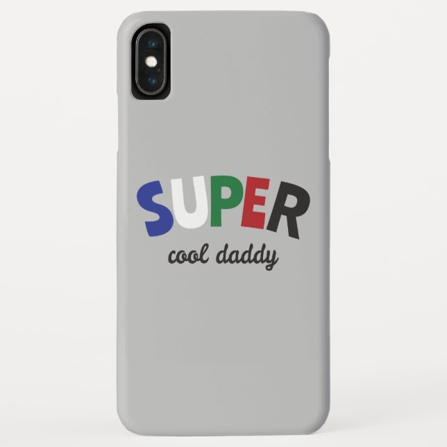 Funda De Case-Mate Para iPhone Papá super genial (Reverso)
