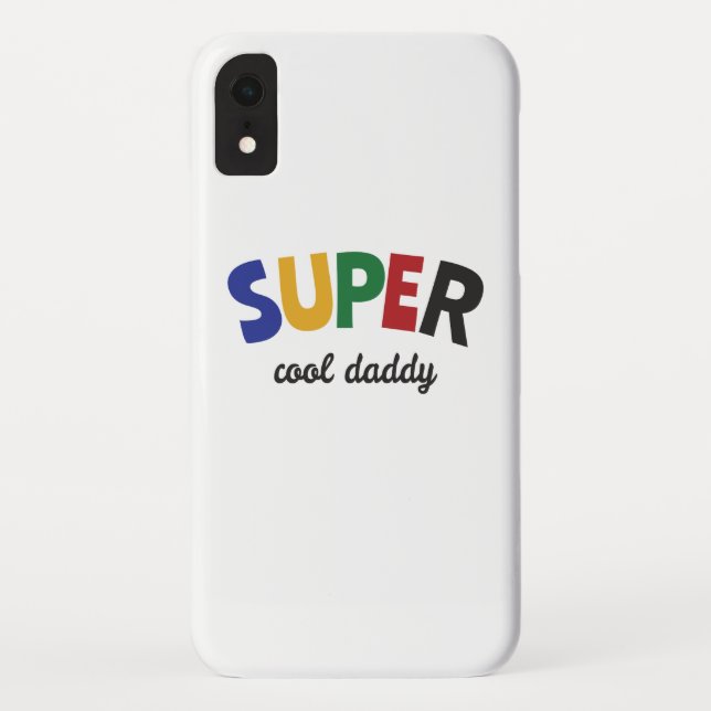 Funda De Case-Mate Para iPhone Papá super genial (Reverso)