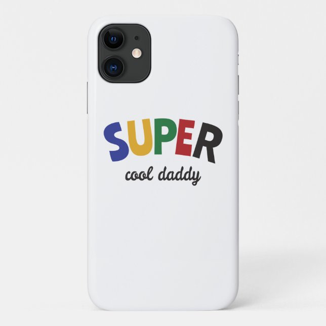 Funda De Case-Mate Para iPhone Papá superfresco (Reverso)