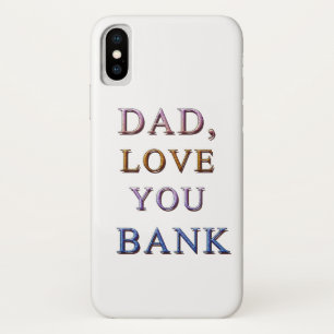 FUNDA PARA iPhone X PAPÁ, TE AMO BANCO 1