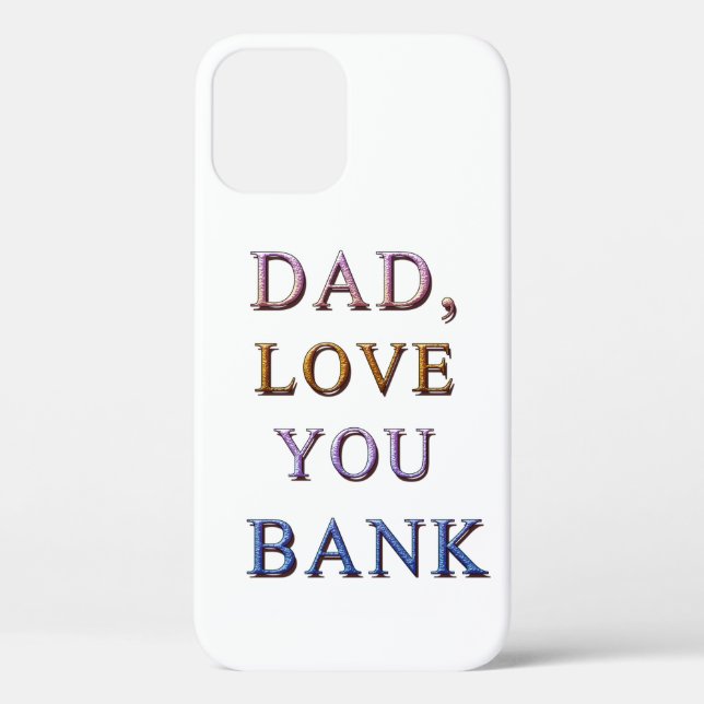 FUNDA DE Case-Mate PARA iPhone PAPÁ, TE AMO BANCO 1 (Reverso )
