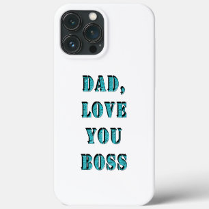 FUNDA PARA iPhone 13 PRO MAX PAPÁ, TE AMO JEFE 2