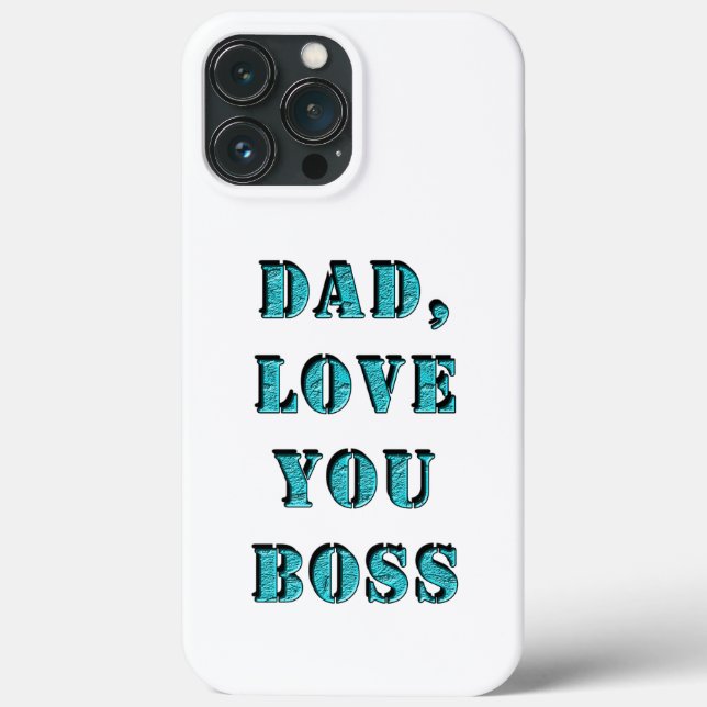 FUNDA DE Case-Mate PARA iPhone PAPÁ, TE AMO JEFE 2 (Reverso )