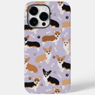Funda Para iPhone 14 Pro Max De Case-Mate Papas y huesos de perro de Corgi