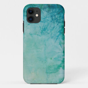 Funda Para iPhone 11 Papel con el extracto azul, verde, y negro de la