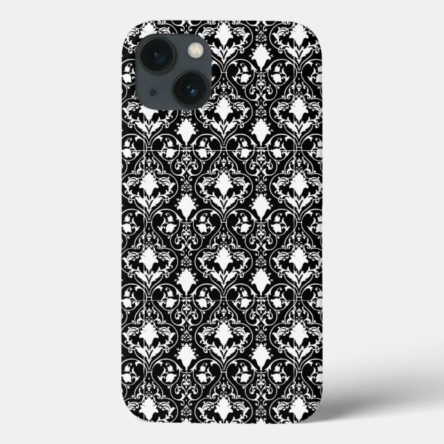 Funda De Case-Mate Para iPhone Papel de fondo de desplazamiento antiguo (Reverso)