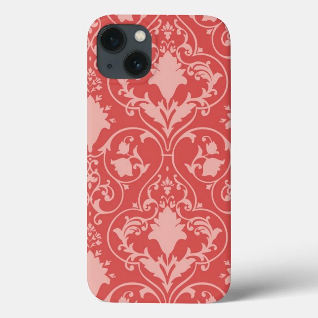 Funda De Case-Mate Para iPhone Papel de fondo de desplazamiento antiguo (Reverso)
