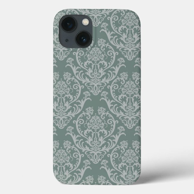 Funda De Case-Mate Para iPhone Papel de fondo verde (Reverso)