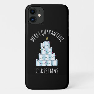 Funda Para iPhone 11 Papel de inodoro de árbol de navidad en cuarentena