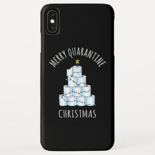 Funda Para iPhone XS Max Papel de inodoro de árbol de navidad en cuarentena