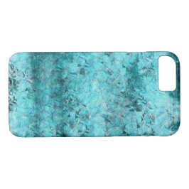 Funda Para iPhone 8/7 Papel de neón azul crudo