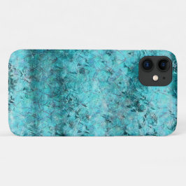 Funda Para iPhone 11 Papel de neón azul crudo