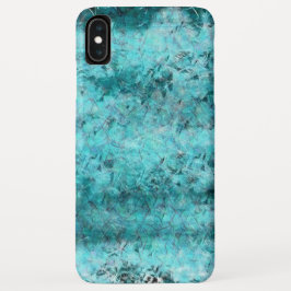 Funda Para iPhone XS Max Papel de neón azul crudo