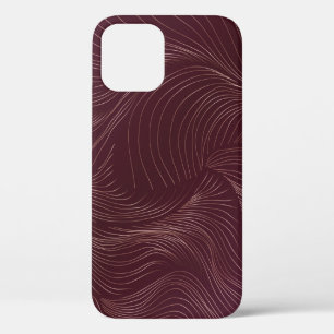 Funda Para iPhone 12 Papel de oro de lujo. Patrón Art Decó. Vintage