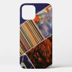 FUNDA PARA iPhone 12 PAPEL DIGITAL MULTICOLOR
