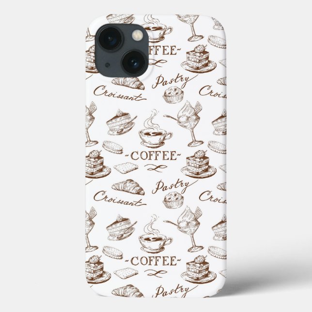 Funda De Case-Mate Para iPhone Papel dulce (Reverso)