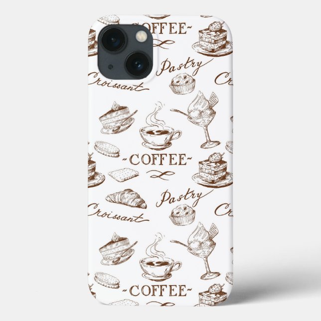Funda De Case-Mate Para iPhone Papel dulce (Reverso)
