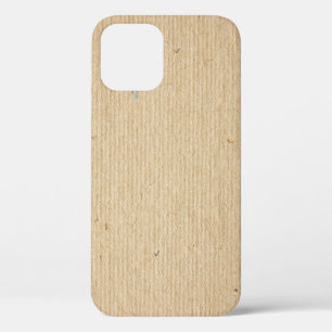 Funda Para iPhone 12 Papel Kraft Rústico: fondo texturado.