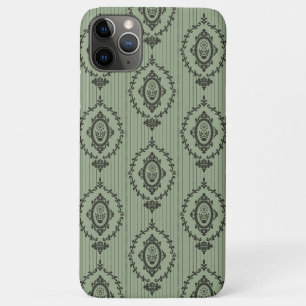 Funda Para iPhone 11 Pro Max Papel pintado barroco en verde