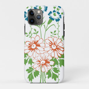 Funda Para iPhone 11 Pro Papel pintado barroco Ramo de flores...