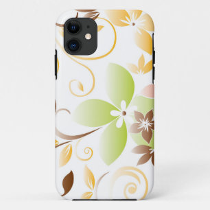 Funda Para iPhone 11 Papel pintado de flores 5