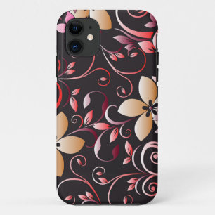 Funda Para iPhone 11 Papel pintado de flores 7