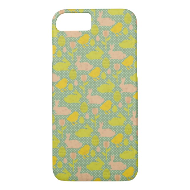 Funda De Case-Mate Para iPhone Papel pintado de Pascua (Reverso)
