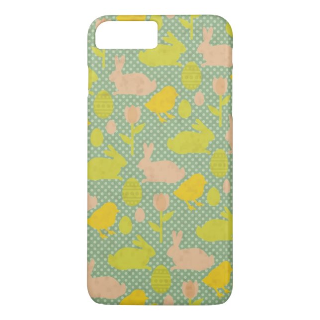 Funda De Case-Mate Para iPhone Papel pintado de Pascua (Reverso)