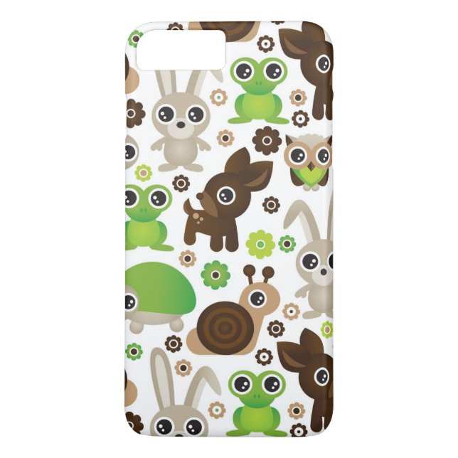 Funda De Case-Mate Para iPhone papel pintado del animal del conejito de la (Reverso)