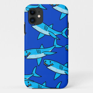 Funda Para iPhone 11 Papel pintado del tiburón